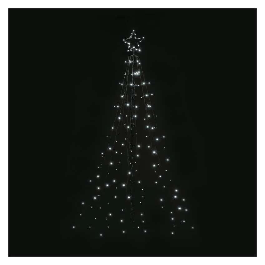LED kovový vianočný strom 180 cm