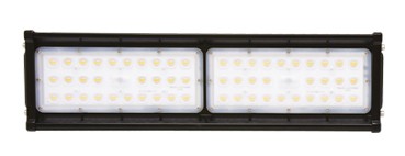 Lineárne priemyselné LED svietidlo LINEAR, 100 W, 13500 lm, 5000 K, IP65, IK10, čierne (LB02-100W)