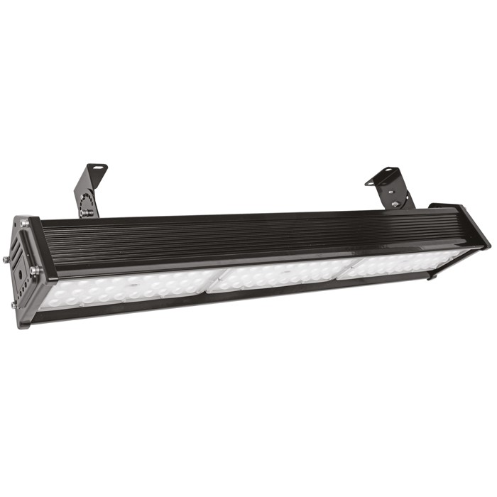 Lineárne priemyselné LED svietidlo LINEAR, 100 W, 13500 lm, 5000 K, IP65, IK10, čierne (LB02-100W)
