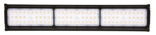 Lineárne priemyselné LED svietidlo LINEAR, 150 W, 20250 lm, 5000 K, IP65, IK10, čierne (LB02-150W)