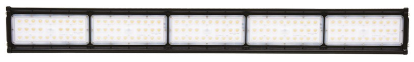 Lineárne priemyselné LED svietidlo LINEAR, 240 W, 32400 lm, 5000 K, IP65, IK10, čierne (LB02-240W)