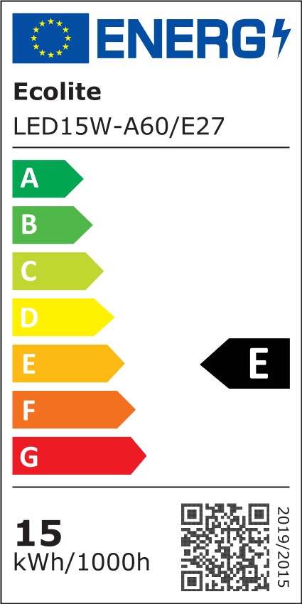 LED žiarovka E27 A60, 15 W, 1700 lm, 4100 K (LED15W-A60/E27/4100)