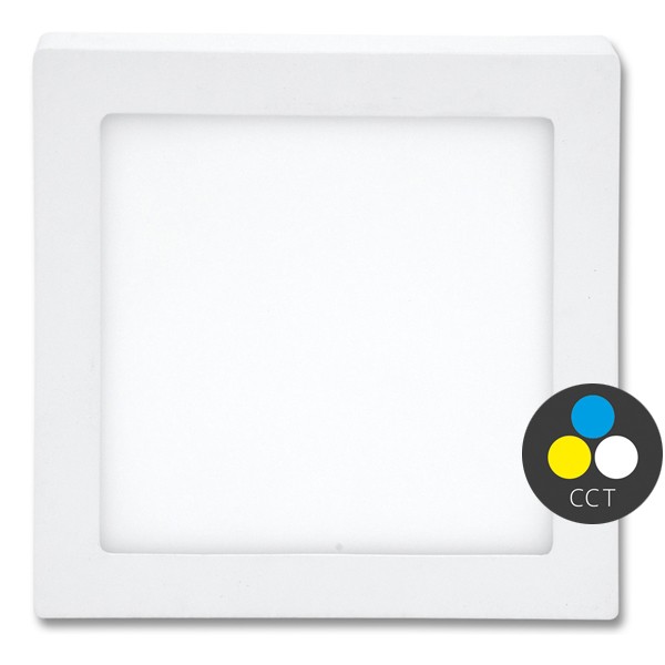 Prisadený LED panel RAFA 2 24V štvorec, 30 × 30 cm, 25 W, CCT, IP20, biely (LED24V-CSQ-CCT/24W/BI)