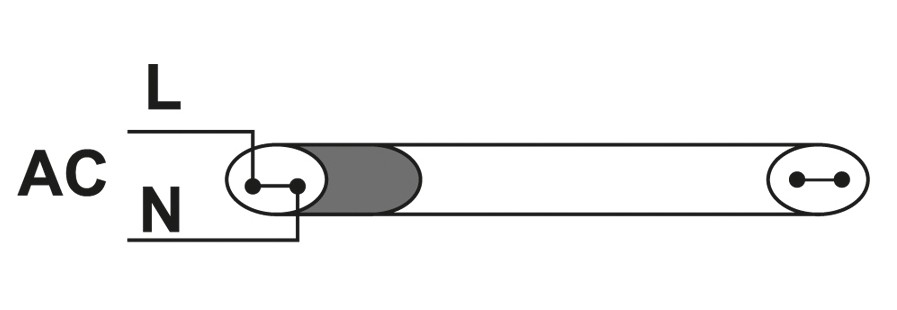 LED trubica T8 G13, 120 cm, 18 W, 1850 lm, 4000 K, jednostranné napájanie (LEDTUBE-S-120/18W/4000/1)