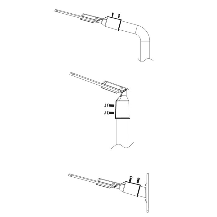 LED svietidlo verejného osvetlenia STREET, 100 W, 14000 lm, 2700 K, IP66, IK10 (SL02-100W/2700)