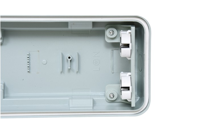 Prachotesné svietidlo LIBRA pre 2× LED trubicu T8 G13, 126,5 cm, IP65, bez trubíc (TL3902A-2xLED/1)