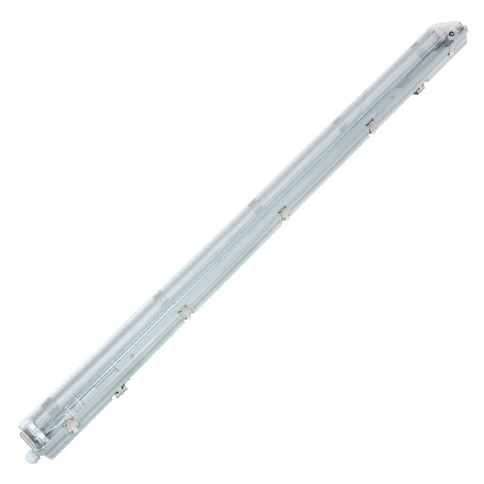 Prachotesné svietidlo LIBRA pre 2× LED trubicu T8 G13, 126,5 cm, IP65, bez trubíc (TL3902A-2xLED/1)