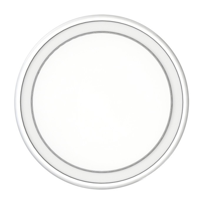 Stropné LED svietidlo DUHA s RGB podsvietením a ovládačom, Ø 38,5 cm, 30 W a 6 W RGB, CCT, IP20, biele (WCJ385-36W/RGBW)