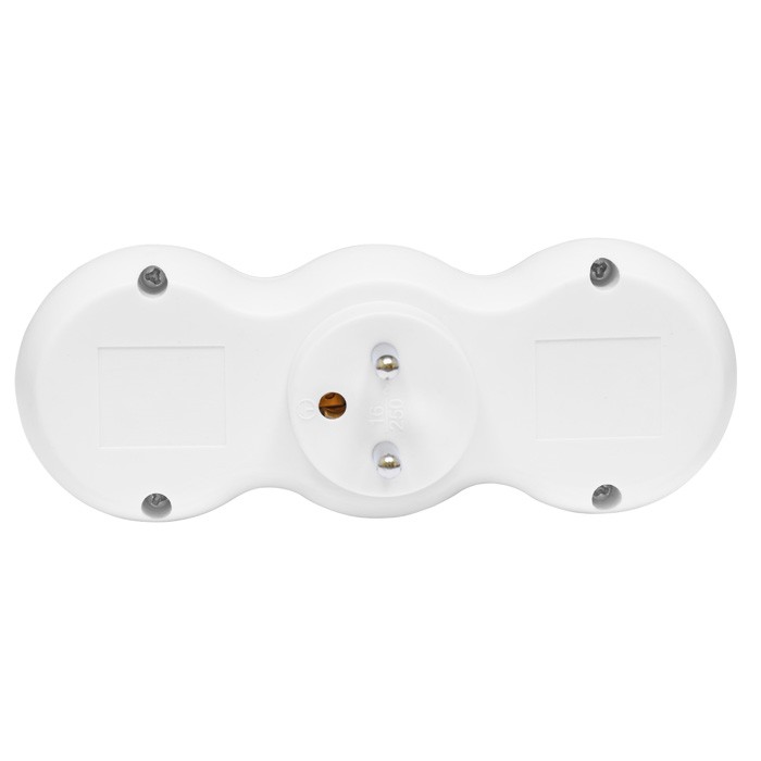 Rozbočovač 2-násobný s USB-A a USB-C, biely (XQBZ-01/3)