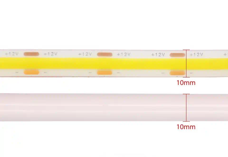 LED pás COB 10 W/m 4000K IP20 12V – detail pásu