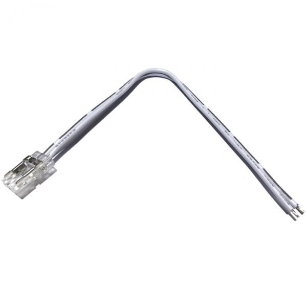 Napájací konektor pre COB LED pásy 8 mm s káblom 15 cm
