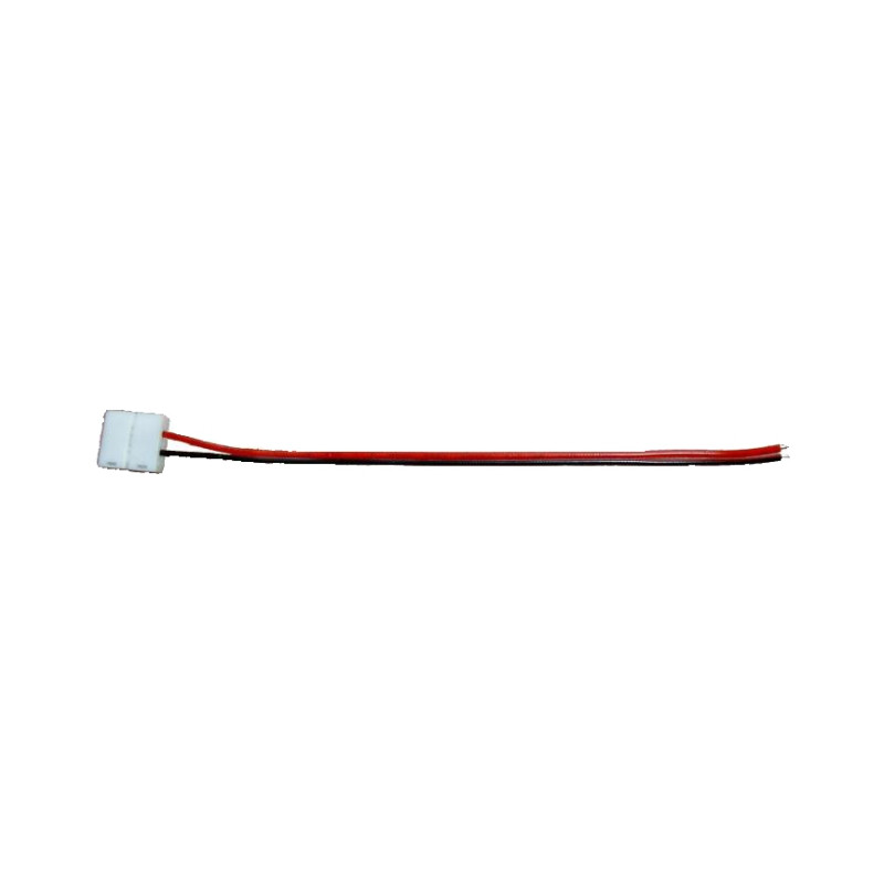 Napájací konektor pre LED pásy 10 mm s káblom 15 cm