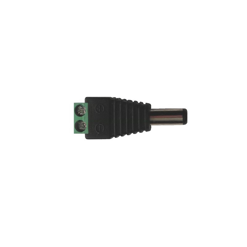 DC zástrčka 5,5/2,1 mm so skrutkovou svorkovnicou