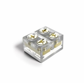 Skrutkovacia spojka pre LED pásy 8–10 mm (KM-10A-2P)