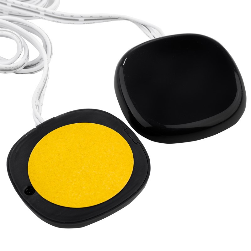 Dotykový vypínač LED pásu do nábytku pre jednu vetvu s dvoma ovládacími miestami, stmievateľný, do 60 W (KM-VDS-02SS)