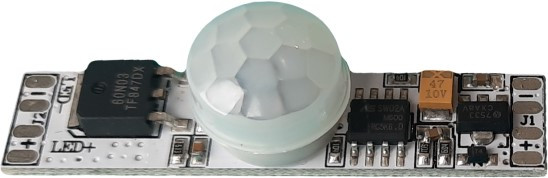 Pohybový senzor IR pre LED pásy do hliníkového profilu, 12 V 96 W / 24 V 192 W (KM-IRS-01L)
