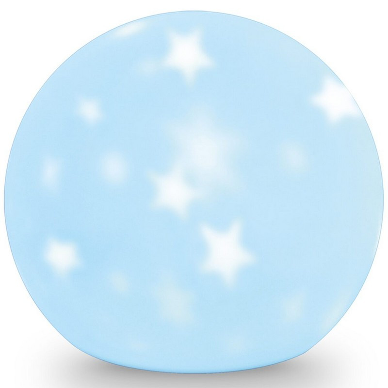 Detská nabíjacia LED lampa MOON, 6 svetelných režimov, USB, biela