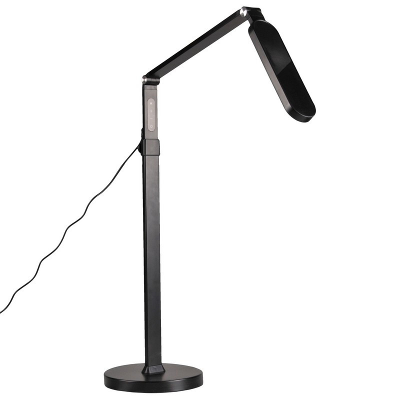 Stojanová LED lampa FERRARA 13 W, 700 lm, CCT, stmievateľná, výška 64 – 164 cm, čierna