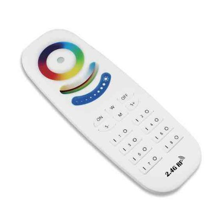 8-zónový diaľkový ovládač RF pre LED pásy RGB s teplou a studenou bielou (RGB+CCT) (KM-RGB+WW+CW-8Z-03)