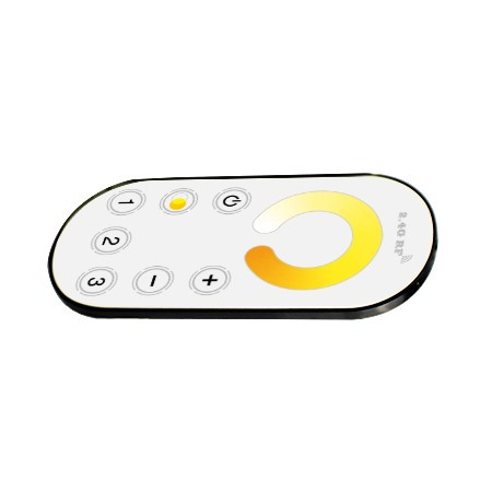 3-zónový diaľkový ovládač RF pre CCT LED pásy (teplá a studená biela) (KM-WW+CW-3Z-01)