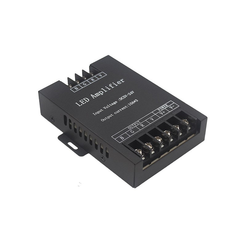 Zosilňovač (amplifier) pre RGB LED pásy, 12 V 360 W / 24 V 720 W (KM-RGBA-11)