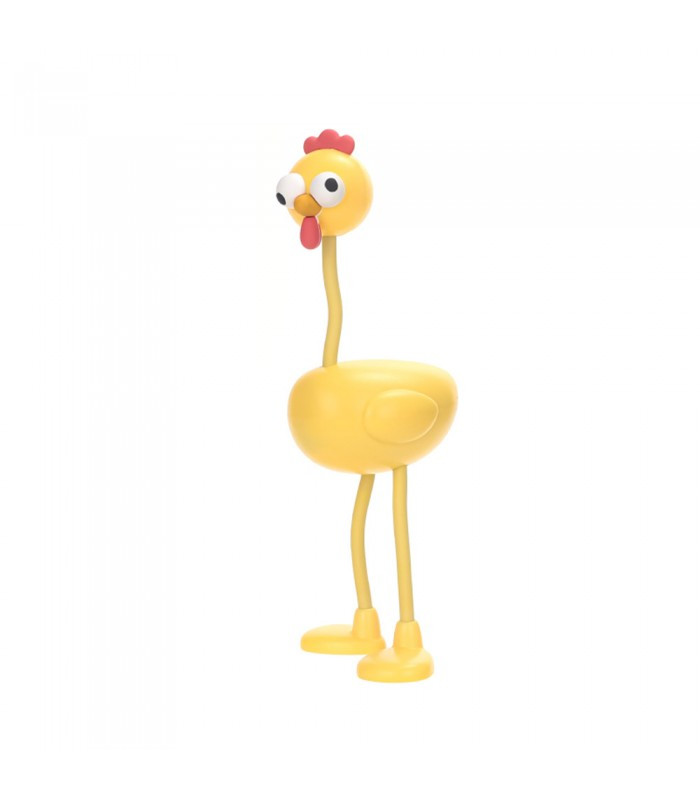 Detské nočné LED svetielko kuriatko MINI 3 W, nabíjacie, žltá