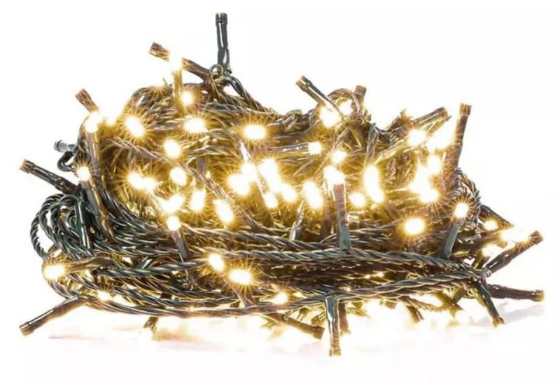 LED vianočná reťaz 7-20, 20 m, 400 LED, vonkajšia aj vnútorná, teplá biela