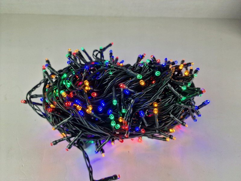 LED vianočná reťaz 642-21, 20 m, 400 LED, vonkajšia aj vnútorná, multicolor, časovač