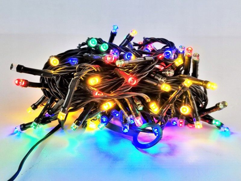 LED vianočná reťaz 644-21, 20 m, 400 LED, vonkajšia aj vnútorná, multicolor, diaľkové ovládanie a časovač