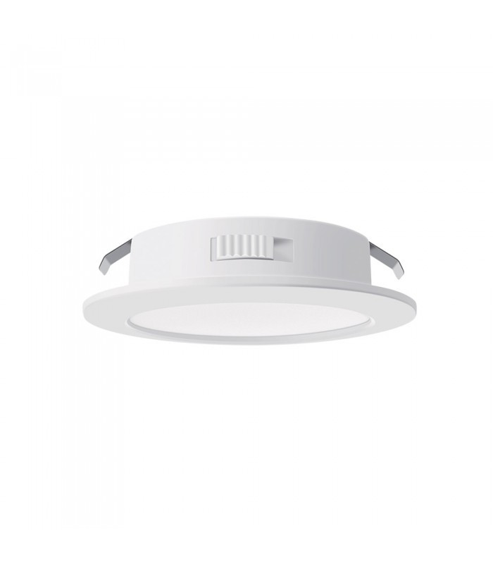 LED nábytkové svietidlo FURNILUX, 4 W, Ø 7 cm, IP44, biele
