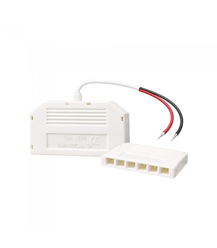 LED nábytkové svietidlo FURNILUX, 3,2 × 5,8 cm, biele