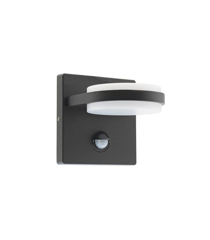 LED vonkajšie nástenné svietidlo BERGEN-2D-S, 12 W, 12 × 14 cm, 4000 K, IP44, čierne