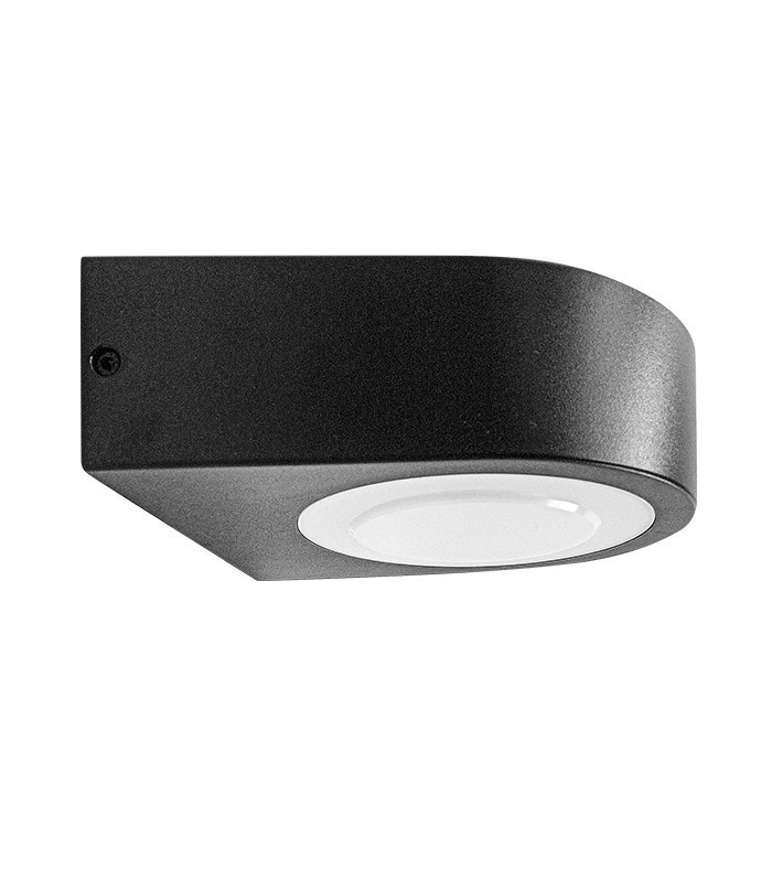 LED vonkajšie nástenné svietidlo ARCOS, 15 W, 19,8 × 18 cm, IP65, čierne
