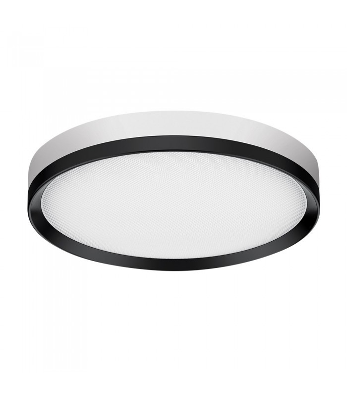 LED stropné svietidlo PLUTO, 30 W, CCT, IP44, čierne