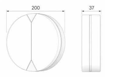 LED vonkajšie nástenné svietidlo ALBION, 20 W, 20 × 3,7 cm, IP65, čierne