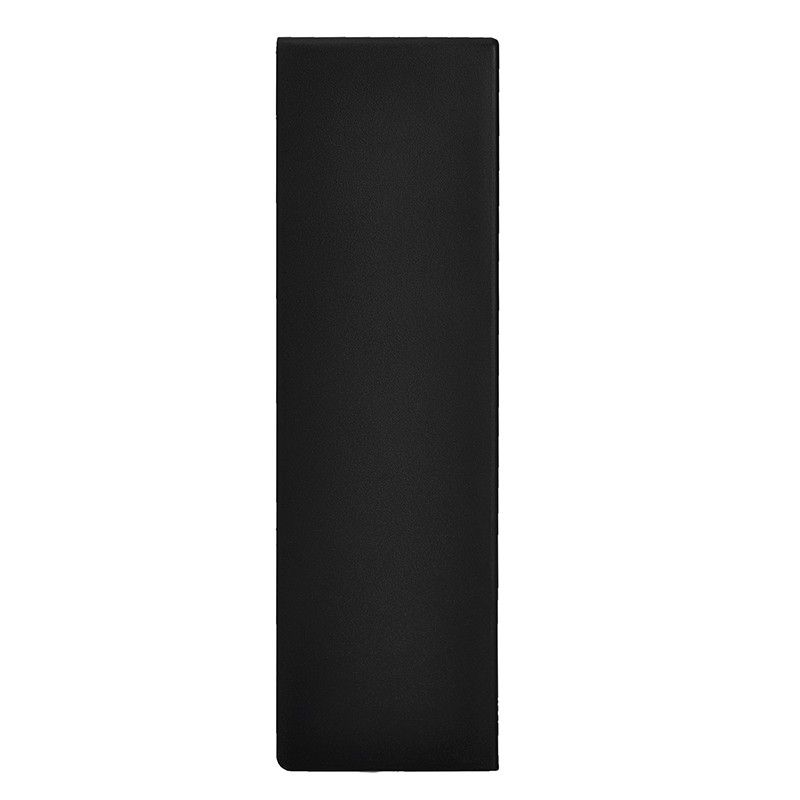 Záhradný stĺpik z plastu, hranol, 2 zásuvky, IP44, čierny (PG04)
