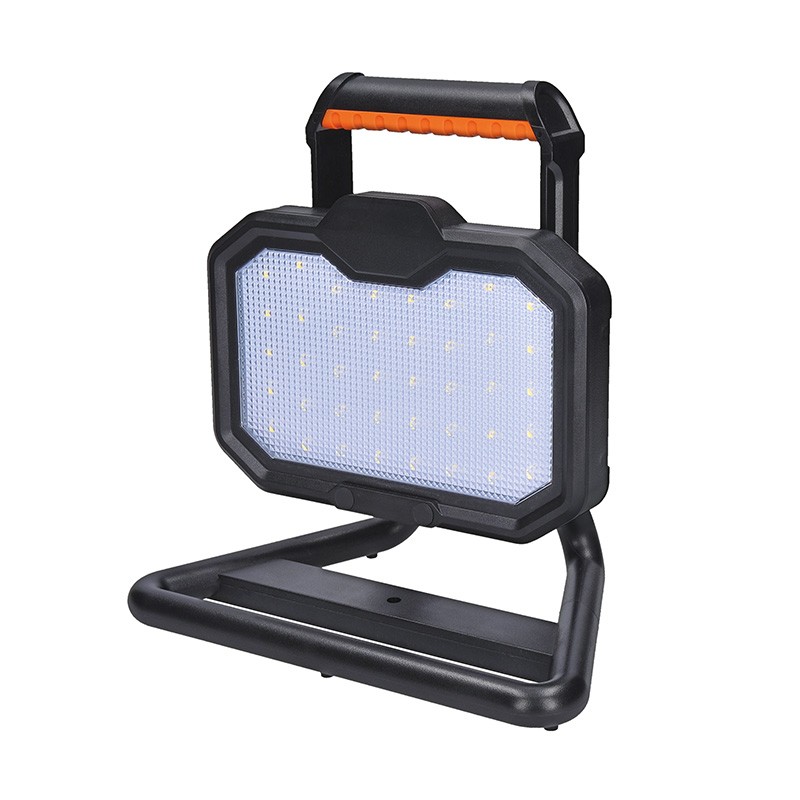 Nabíjací LED reflektor 20 W, 2000 lm, 4000 K, IP54, USB-C (WM-20W-RE)