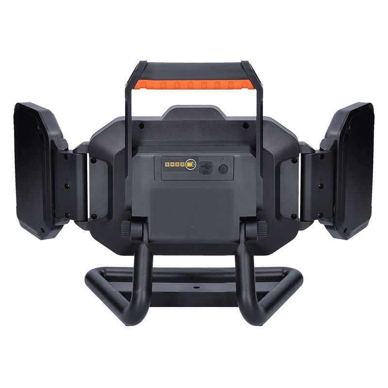 Nabíjací LED reflektor 30 W, 3000 lm, 4000 K, IP54, USB-C (WM-30W-RE)