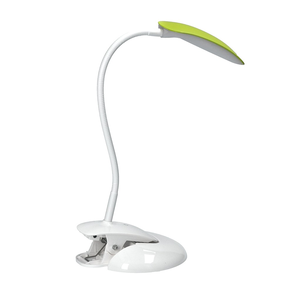 LED lampička 2v1 s podstavcom aj klipom 5 W, 300 lm, 4000 K, 3 farebné kryty (WO42)