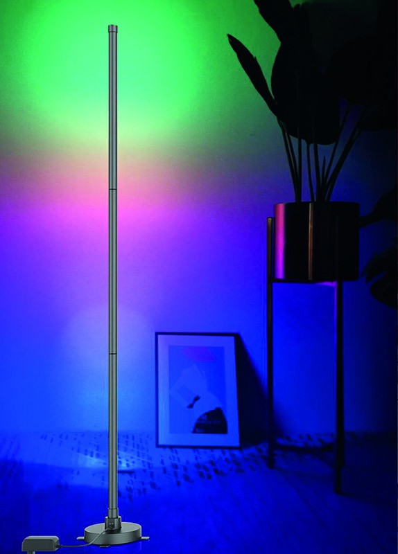 Smart LED stojacia lampa Rainbow, WiFi, RGB a teplá biela, 18 W, výška do 148 cm (WO62)