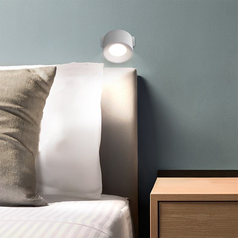 Nabíjacia LED lampička 3v1 4 W, 280 lm, stojan, klip aj na stenu, biela (WO68-W)