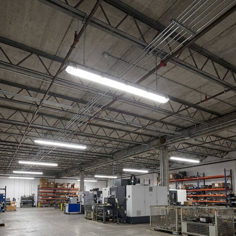 Prachotesné LED svietidlo 50 W, 7000 lm, 4000 K, IP65, 120 cm (WPT-50W-002)