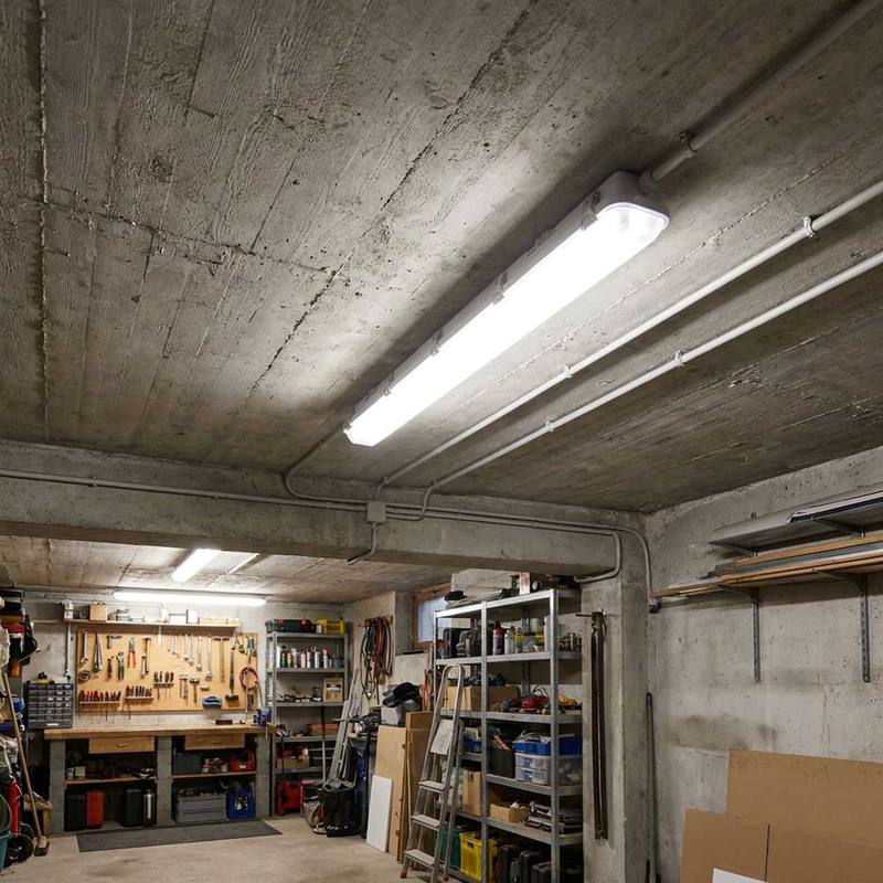 Prachotesné LED svietidlo 50 W, 7000 lm, 4000 K, IP65, 120 cm (WPT-50W-002)