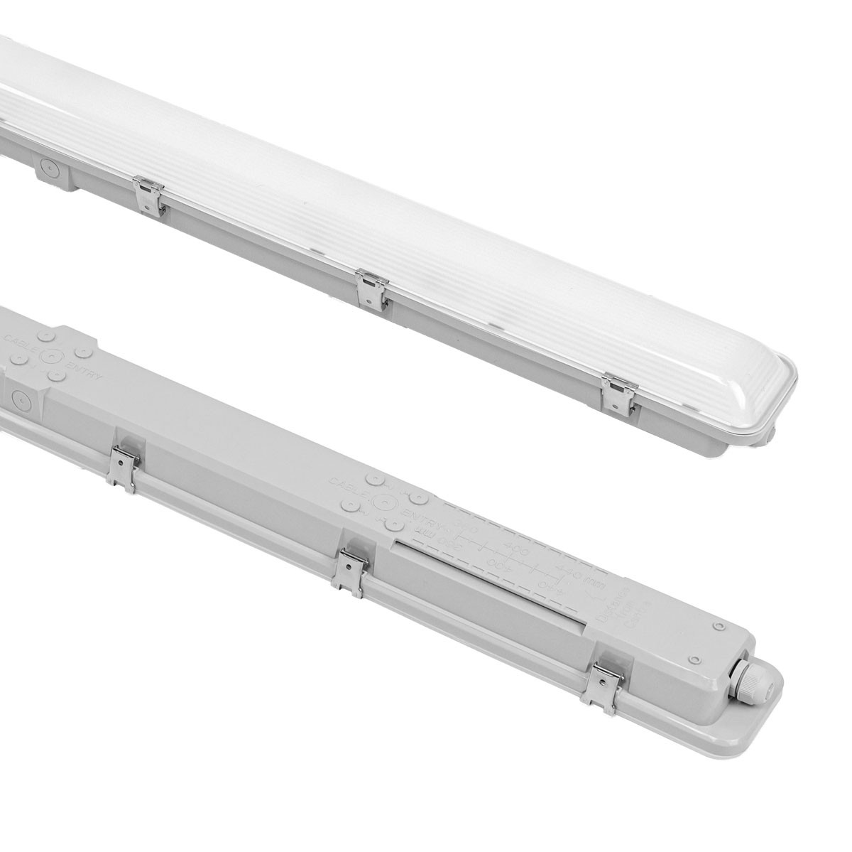 Prachotesné LED svietidlo 50 W, 7000 lm, 4000 K, IP65, 120 cm (WPT-50W-002)