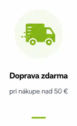 Doprava zadarmo pri nákupe nad 50 €