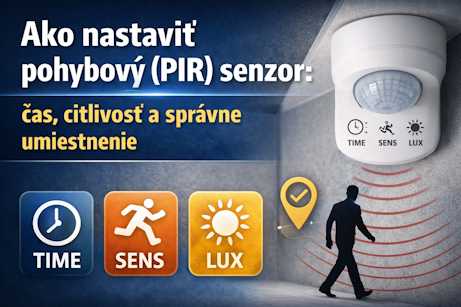 Pohybové senzory