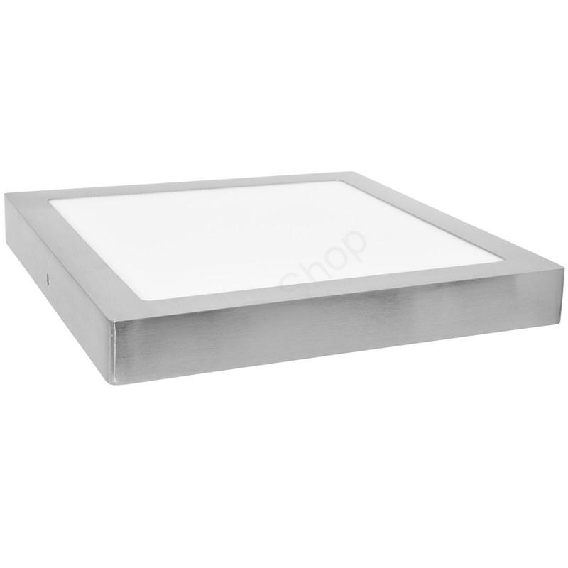 Ecolite prisadený LED panel 22,5x22,5cm, 18W, 4100K, IP20, 1550Lm, chrom
