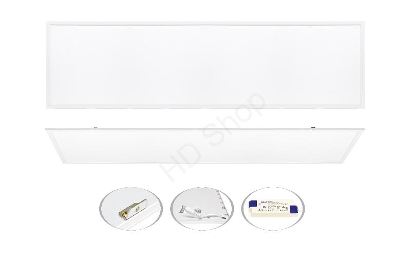 Ecolite ZEUS LED panel 30x120 cm – montáž do rastrového stropu (ilustračný záber)