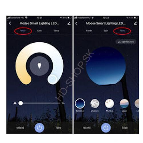 LED Smart Tuya Globe LED žiarovka E27 9,4W RGBW