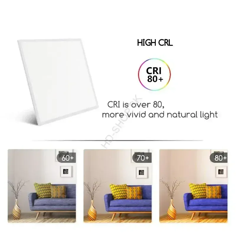 LED HIGH EFF panel biely 28W, 5040 lm, 595x595 studená biela